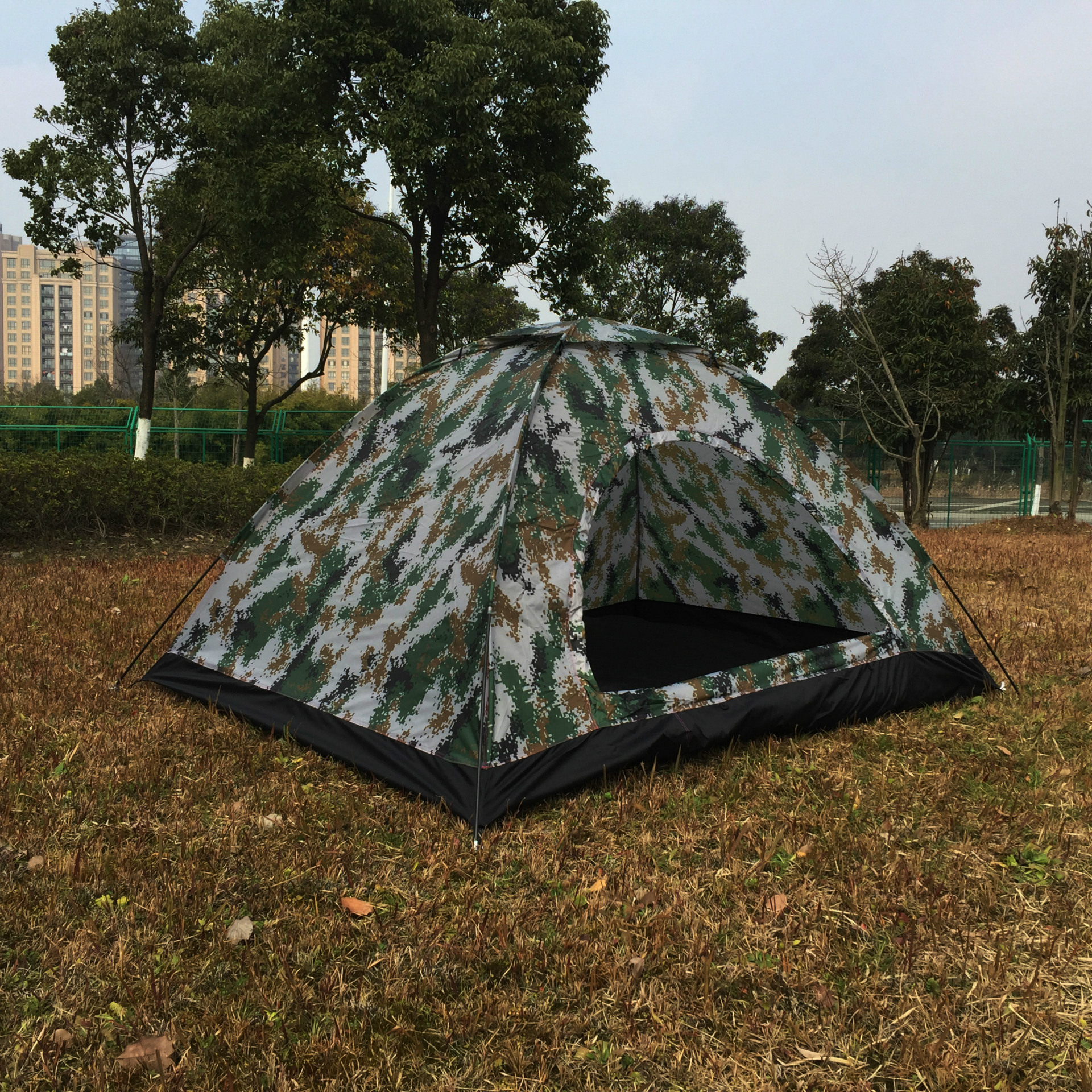 Cheap Goat Tents Ultralight Camping Tent Single Layer Portable Tent Anti UV Coating  for Outdoor Beach Fishing   